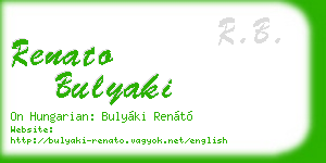 renato bulyaki business card